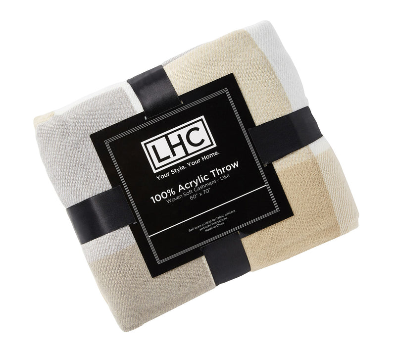 Lavish Home Soft Throw Blanket Oversized, Vintage-Look Throw — View 7