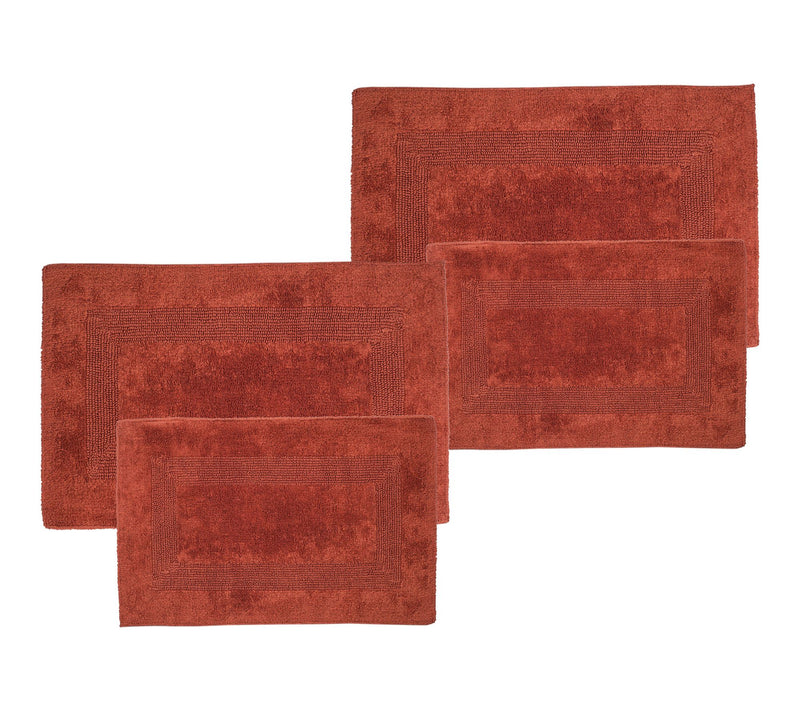 Lavish Home 4-Piece Cotton Bathroom Mat Set — Main view