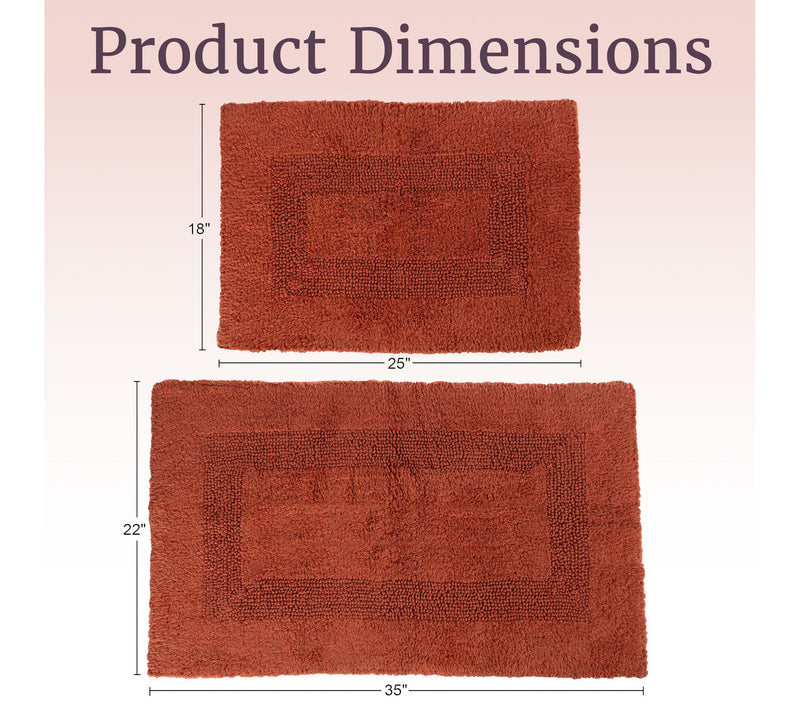 Lavish Home 4-Piece Cotton Bathroom Mat Set — View 6