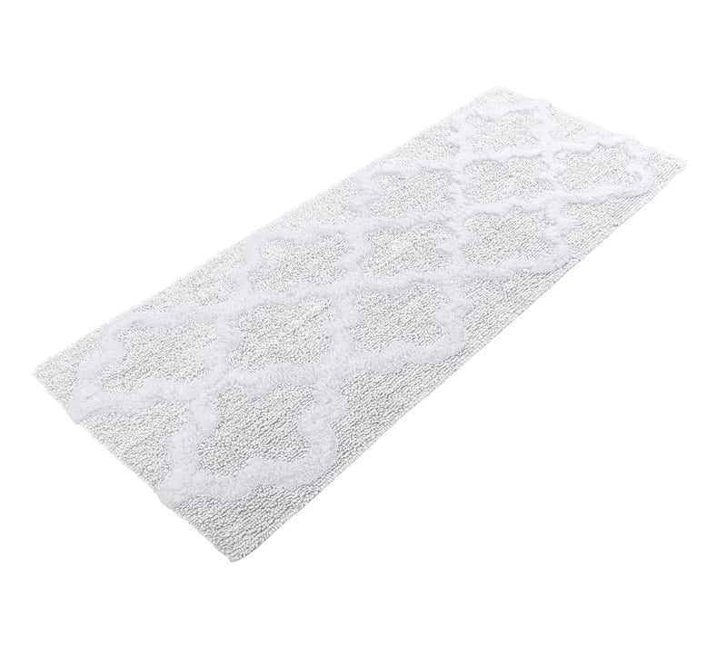 Lavish Home Bathroom Rug Slip Bath Mat TrellisPattern — View 23