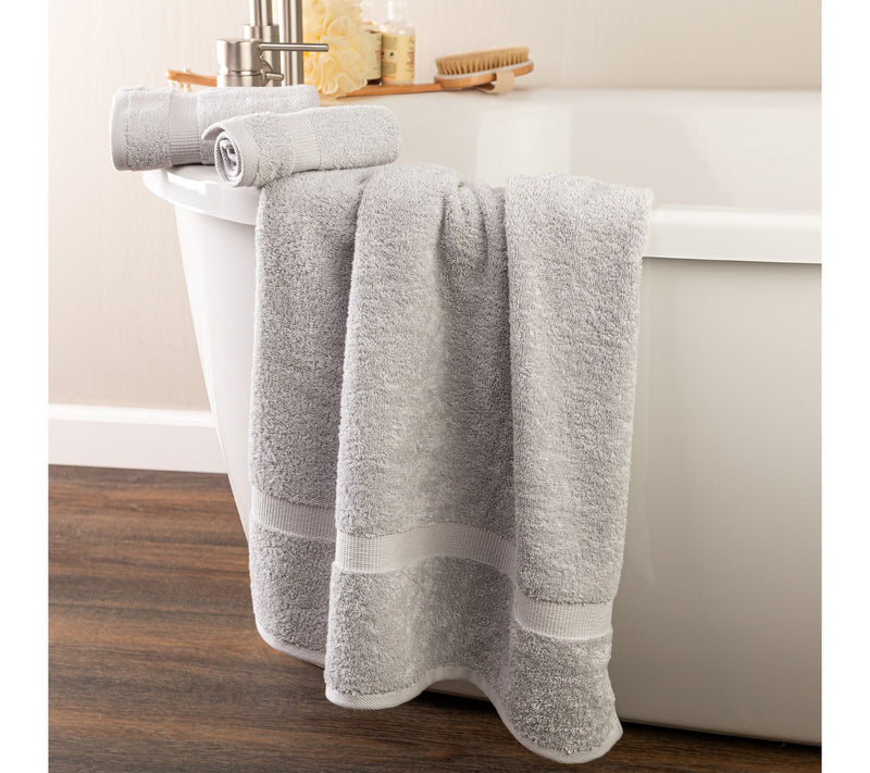 Lavish Home 6 Piece Towel Set Cotton Bathroom Soft & Absorbent — View 8