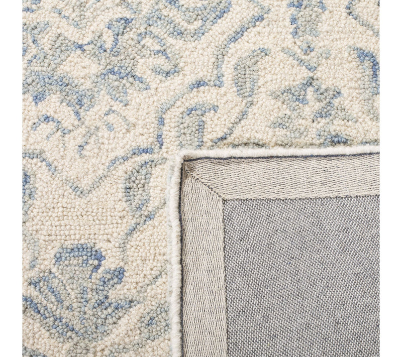 Dip Dye Fleur 8' x 8' Square Wool Rug by Valerie — View 6
