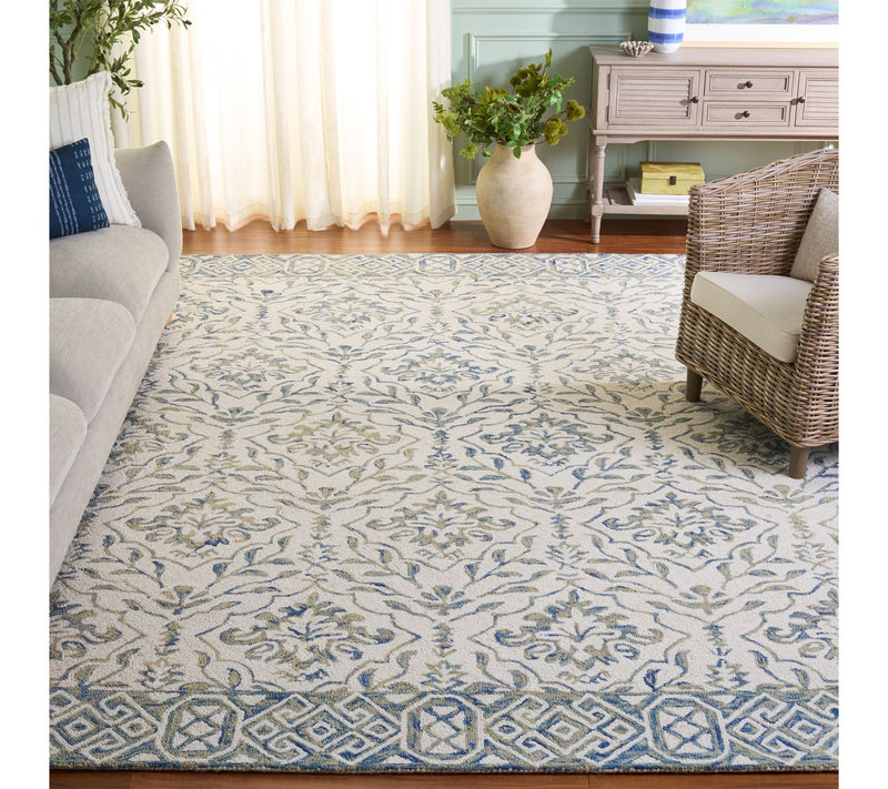 Dip Dye Fleur 9' x 12' Wool Rug by Valerie — View 2