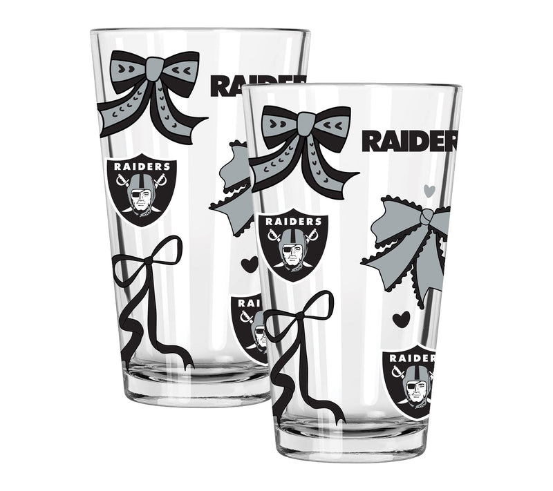 Memory Company NFL  2 pack 16oz Bow Pint Glass — View 36