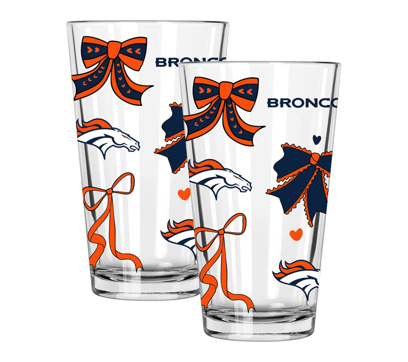 Memory Company NFL  2 pack 16oz Bow Pint Glass — View 7