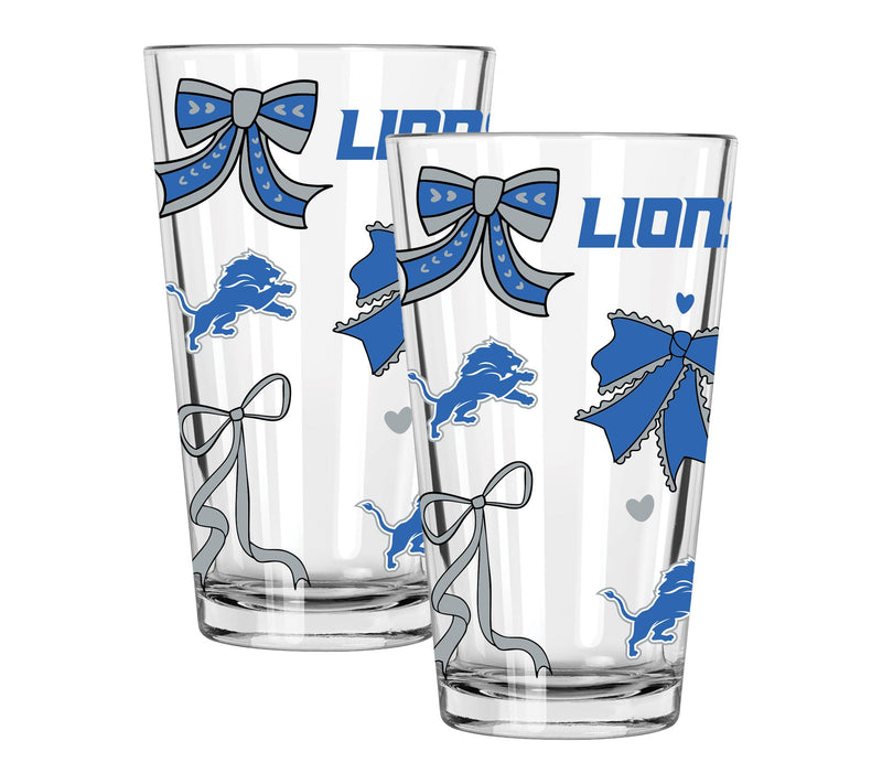 Memory Company NFL  2 pack 16oz Bow Pint Glass — View 21