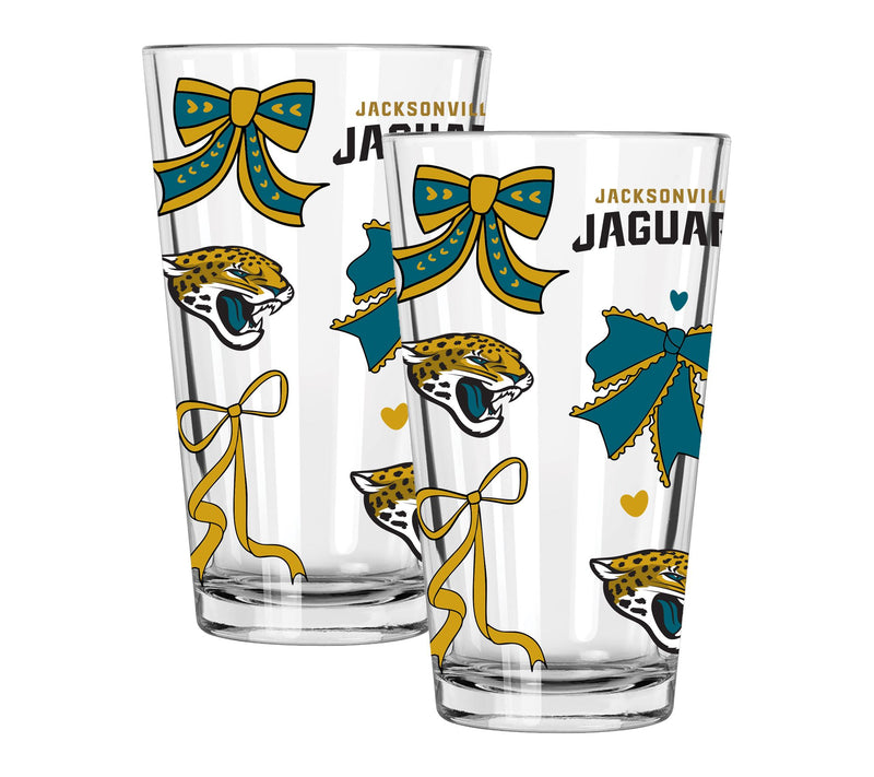 Memory Company NFL  2 pack 16oz Bow Pint Glass — View 59