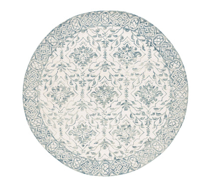 Dip Dye Fleur 7' x 7' Round Wool Rug by Valerie