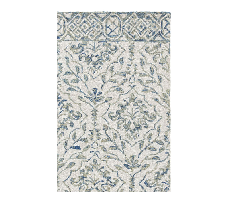 Dip Dye Fleur 6' x 9' Wool Rug by Valerie — View 6