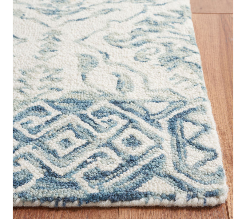 Dip Dye Fleur 4' x 6' Wool Rug by Valerie — View 3