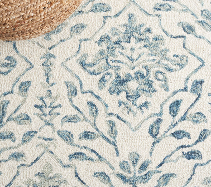 Dip Dye Fleur 4' x 6' Wool Rug by Valerie — View 5