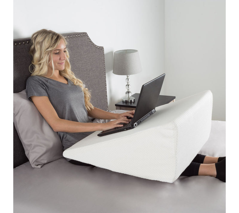 Lavish Home Extra High Wedge Memory Foam Pillow — View 4