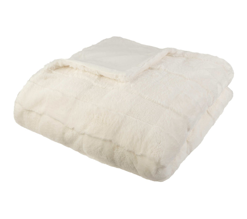 Lavish Home Faux Fur Blanket Queen Throw Blanket — View 12