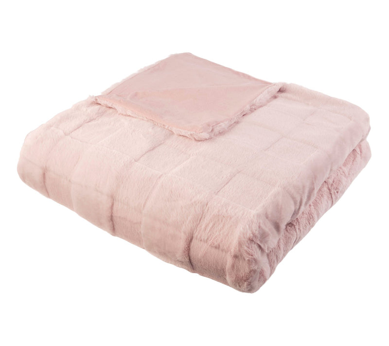 Lavish Home Faux Fur Blanket Queen Throw Blanket — View 13
