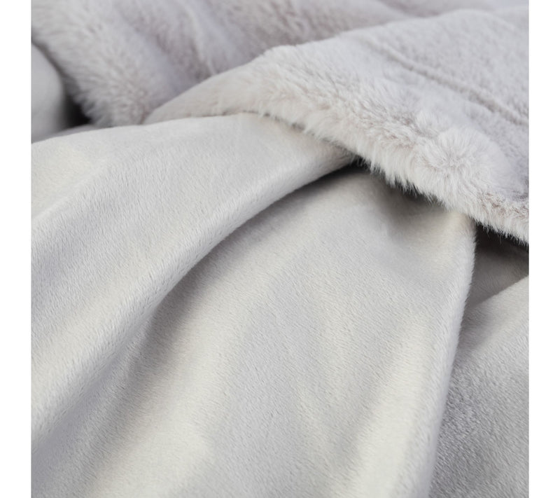 Lavish Home Faux Fur Blanket Queen Throw Blanket — View 7