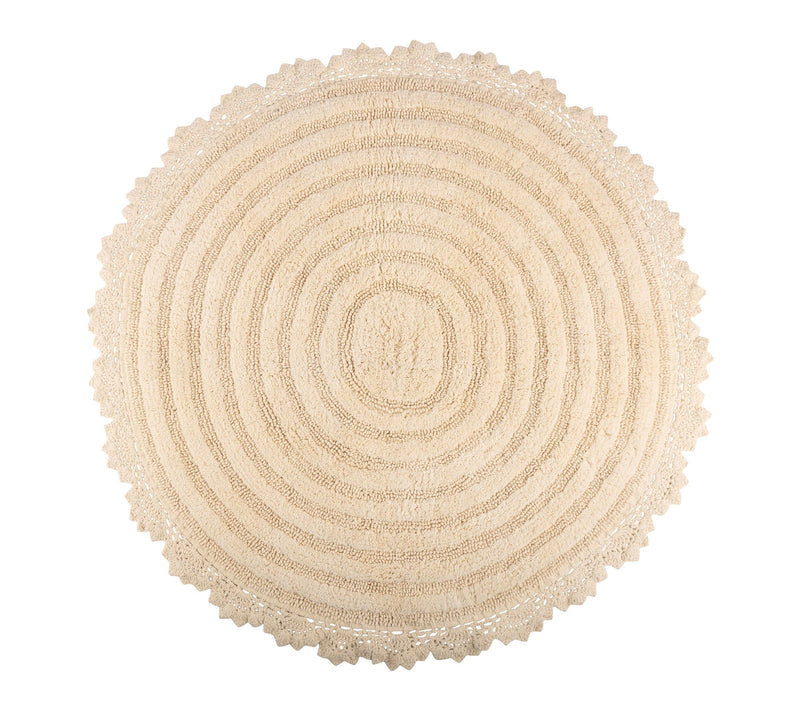 Lavish Home 2-Piece Round Woven Bath Mat Set for Boho Decor — View 16