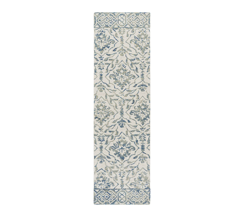 Dip Dye Fleur 2'-3" x 22' Wool Rug by Valerie — Main view