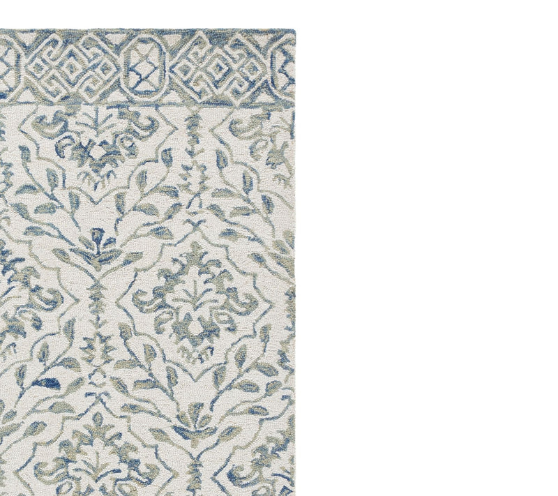 Dip Dye Fleur 2'-3" x 20' Wool Rug by Valerie — View 7