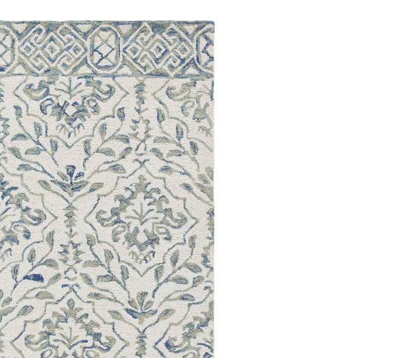 Dip Dye Fleur 2'-3" x 18' Wool Rug by Valerie — View 7