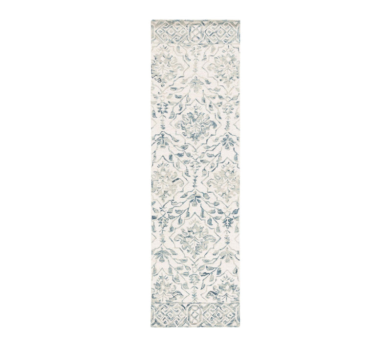 Dip Dye Fleur 2'-3" x 12' Wool Rug by Valerie — View 10