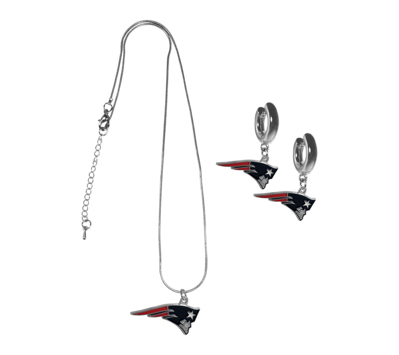 Siskiyou Sports NFL Huggie Hoop Earrings and Necklace Set — View 53