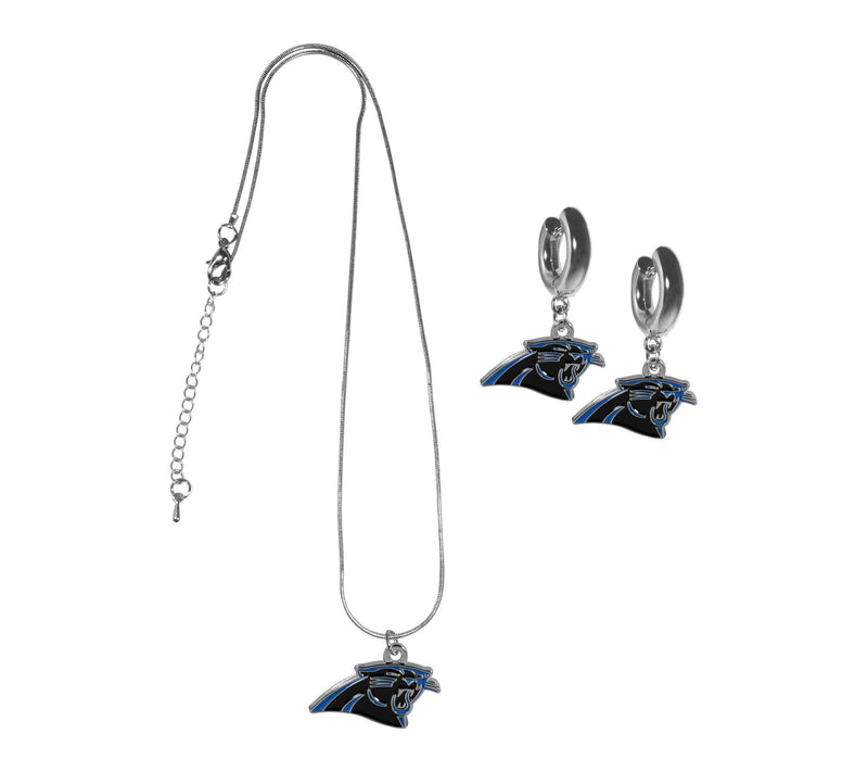 Siskiyou Sports NFL Huggie Hoop Earrings and Necklace Set — View 60
