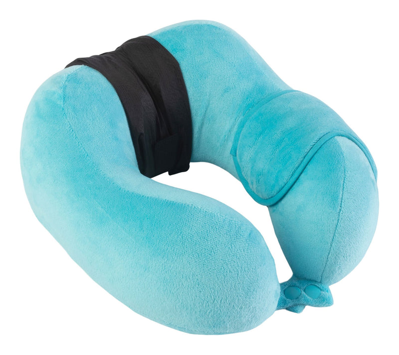 Home-Complete Travel Pillow Set Memory Foam Travel Essentials — View 7