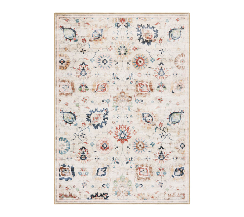 Everwash Haven Damask Floral 8 x10 Washable Ar ea Rug — View 12