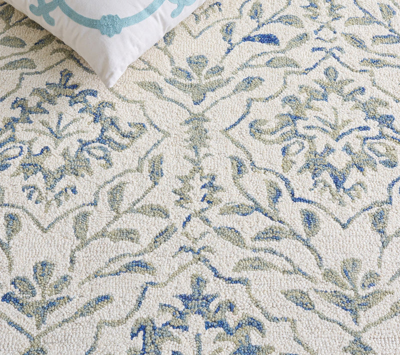 Dip Dye Fleur 2' x 3' Wool Rug by Valerie — View 5