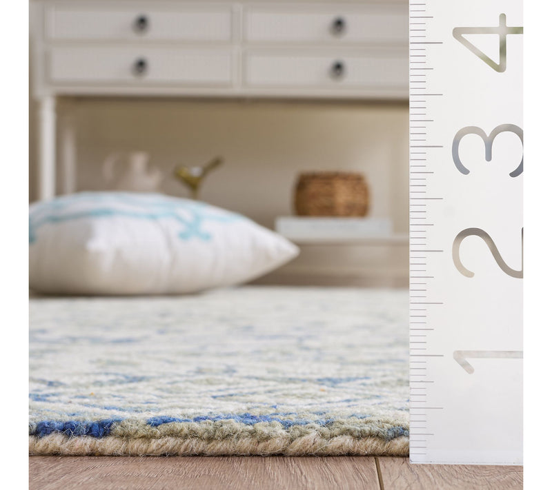 Dip Dye Fleur 2'-3" x 4' Wool Rug by Valerie — View 4