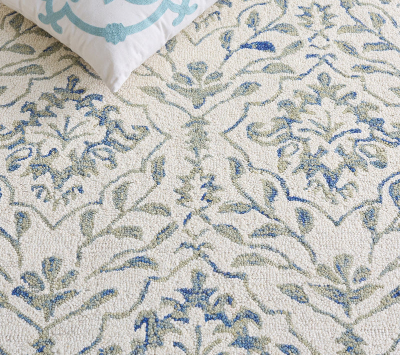 Dip Dye Fleur 2'-3" x 4' Wool Rug by Valerie — View 5
