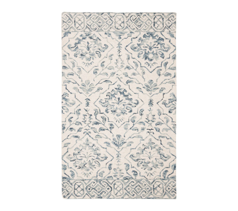 Dip Dye Fleur 3' x 5' Wool Rug by Valerie — Main view