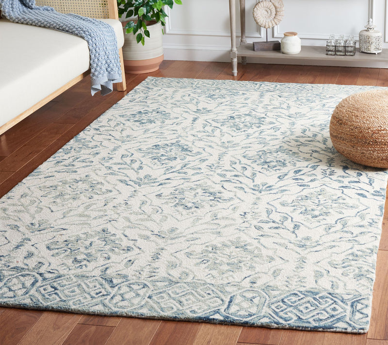 Dip Dye Fleur 5' x 8' Wool Rug by Valerie — View 2