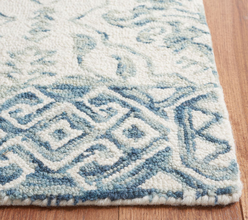Dip Dye Fleur 5' x 8' Wool Rug by Valerie — View 3