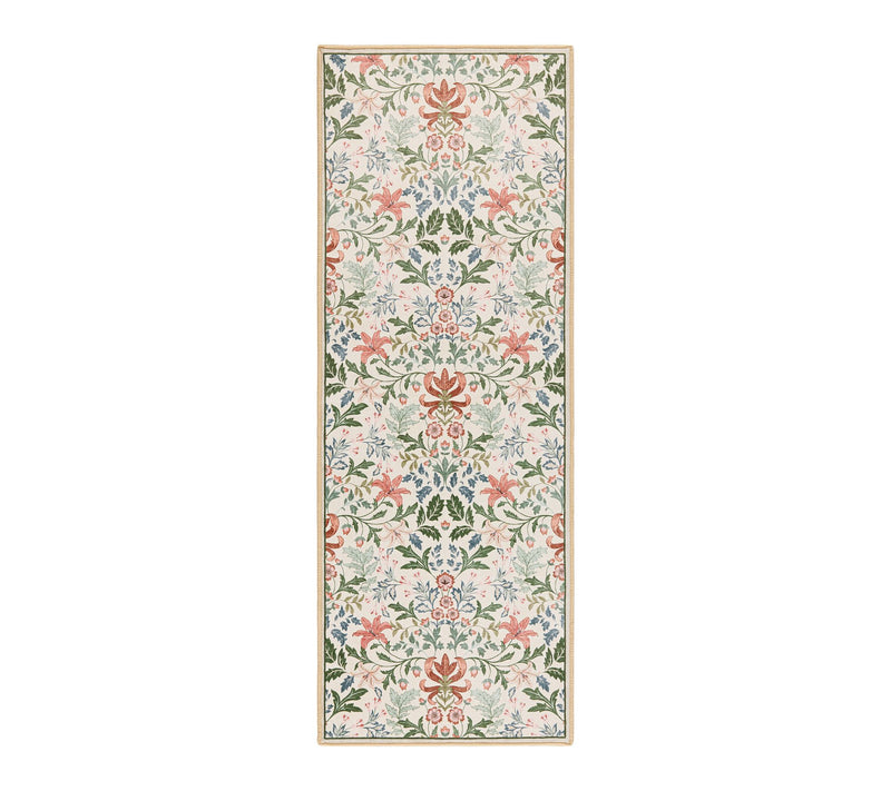 Everwash Haven Vintage Floral 2x7 Washable Runner Rug — View 11