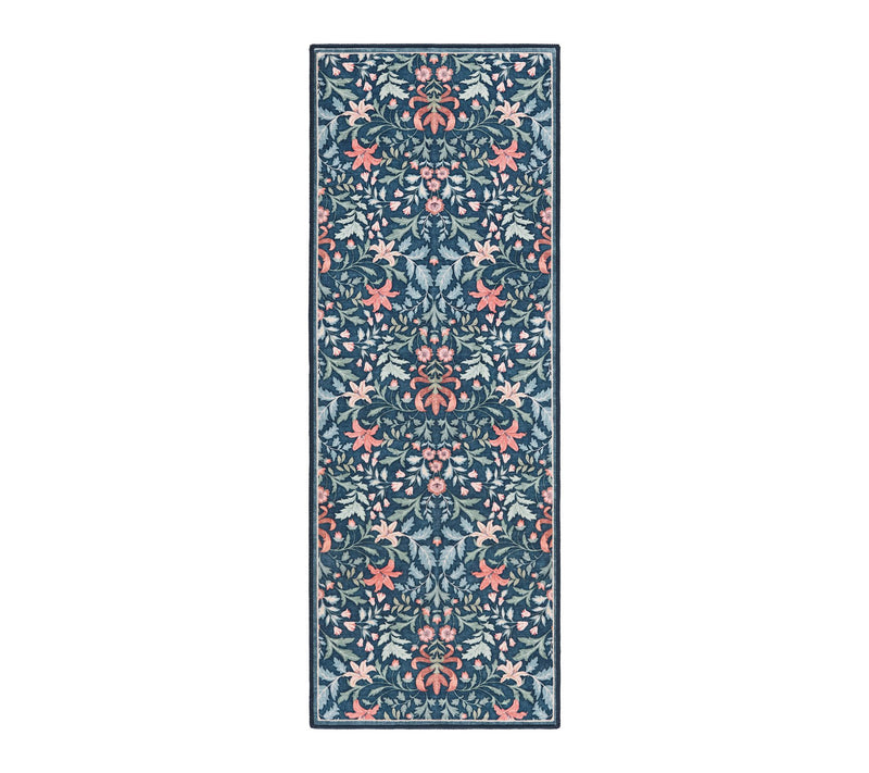 Everwash Haven Vintage Floral 2x7 Washable Runner Rug — View 12