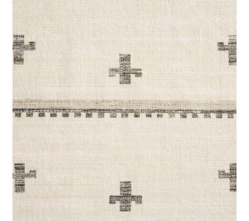 Everwash Haven Scandinavian St ripe 2x7 Washab le Runner Rug — View 2