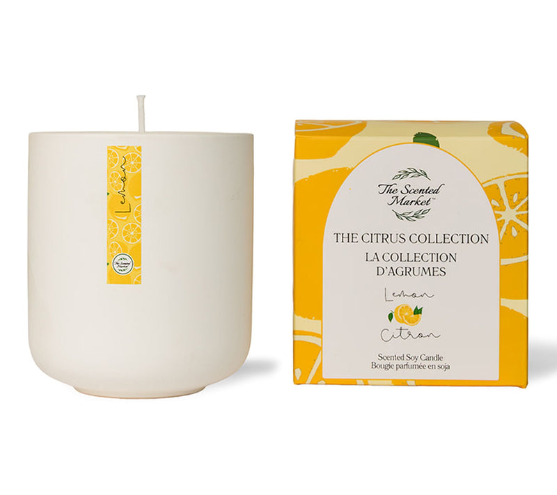 The Scented Market Citrus Scented Soy Candles w/ 60 Hour Burn — View 4