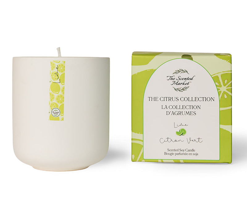 The Scented Market Citrus Scented Soy Candles w/ 60 Hour Burn — View 6