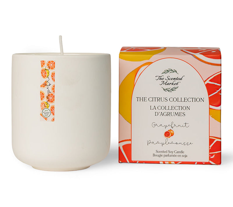 The Scented Market Citrus Scented Soy Candles w/ 60 Hour Burn — View 8