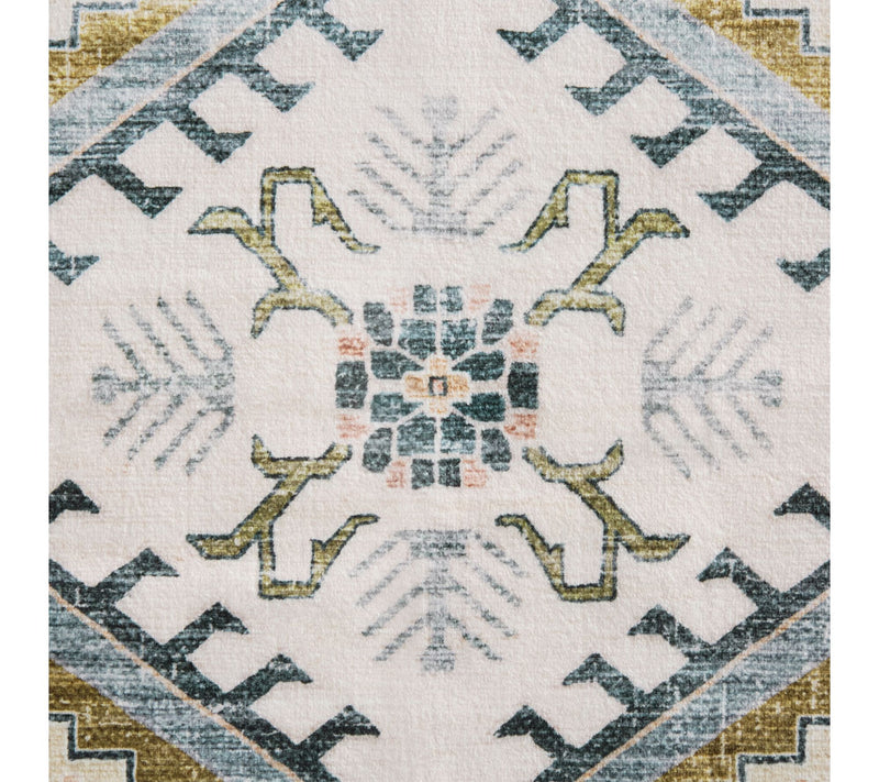 Everwash Haven Modern Medallion 5x7 Washable Area Rug — View 2