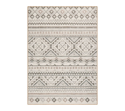 Everwash Haven Modern Geo 6x9 Washable Area Rug