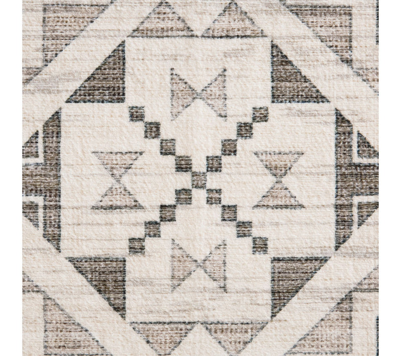 Everwash Haven Modern Geo 5x7 Washable Area Rug — View 2