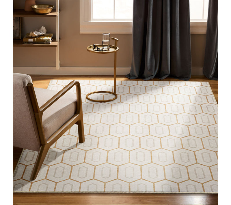 Everwash Haven Mod Geo 8x10 Washable Area Rug — View 3