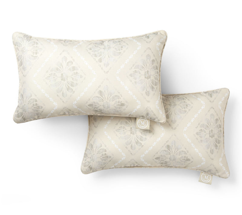 Martha Stewart Becca Geometric 11"x18" OutdoorPillow 2-Pack — View 13