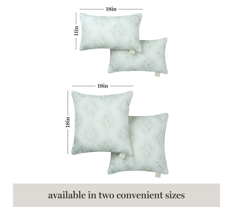 Martha Stewart Becca Geometric 18"x18" Outdoo r Pillow 2-Pack — View 7