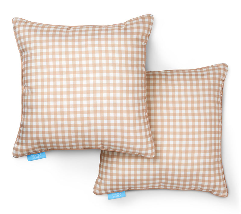 Draper James Gingham 20"x20" Outdoor Pillow 2-Pack — Main view