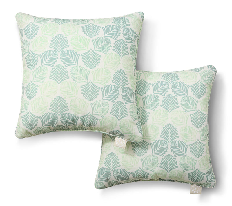 Martha Stewart Banana Leaves 18"x18" Outdoor Pillow 2-Pack — Main view
