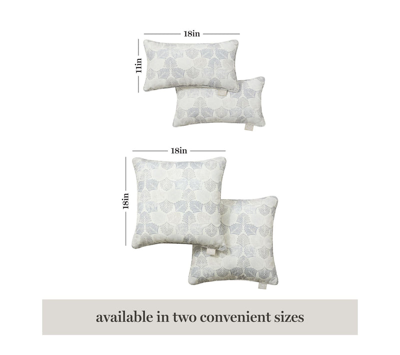 Martha Stewart Banana Leaves 11"x18" Outdoor Pillow 2-Pack — View 8