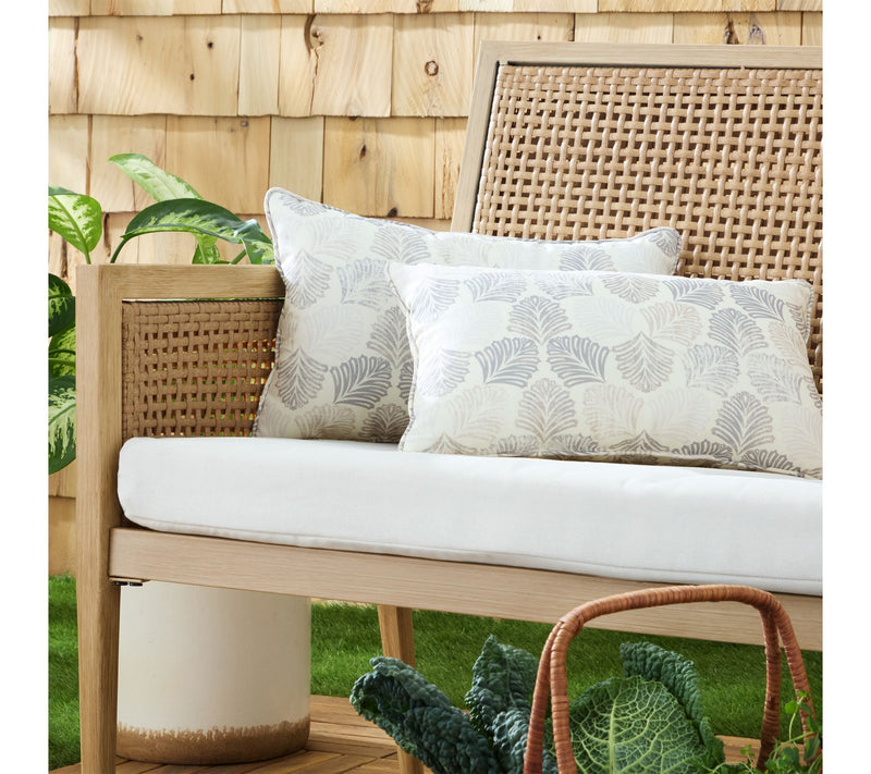Martha Stewart Banana Leaves 11"x18" Outdoor Pillow 2-Pack — View 3